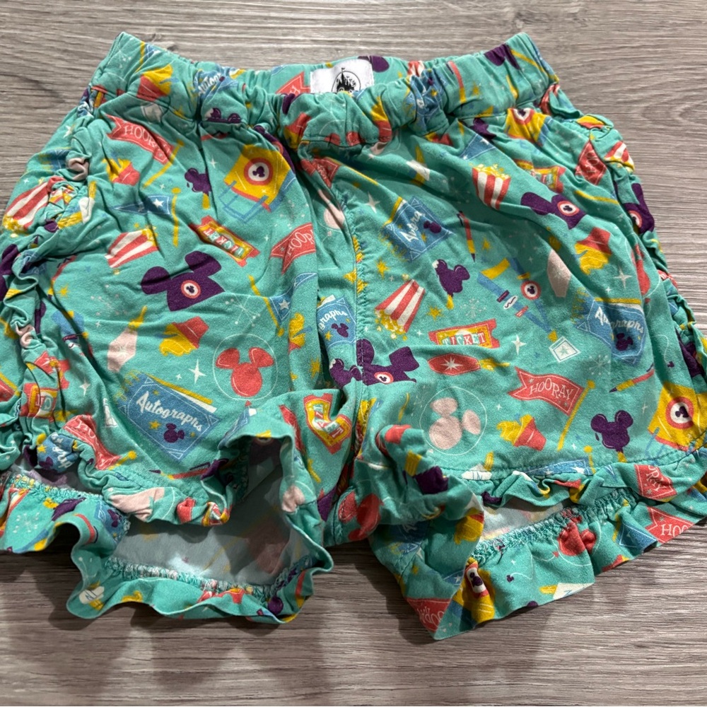 Disney Multicolor Floral Shorts